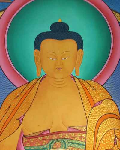 Tibetan Thangka Shakyamuni Buddha
