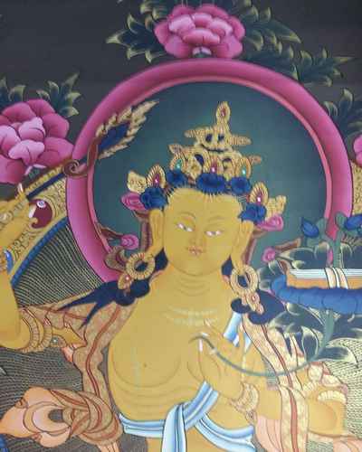 Tibetan Thangka Manjushri