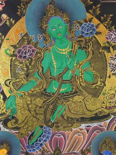 Green Tara Thangka