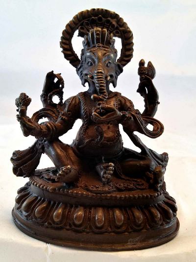 Small Ganesh Statue - Oxidized