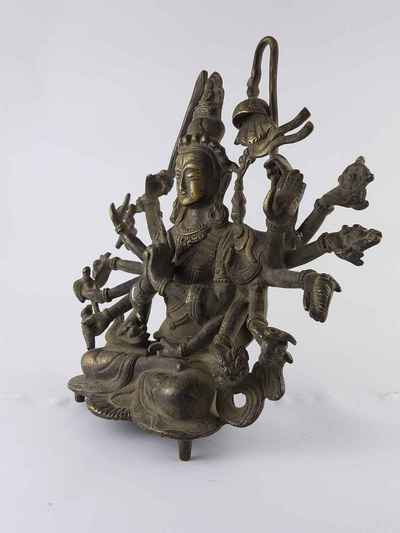 Chundi Statue [brass], [antique], [chundi, Chandi]