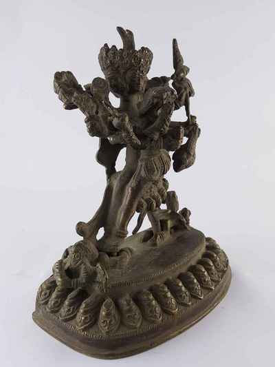 Antique Chakrasamvara - Heruka Statue [brass]