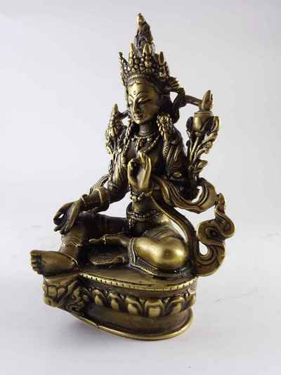 Brass Green Tara High Quality Statue