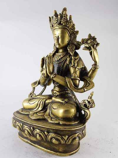 Brass Chenrezig High Quality Statue