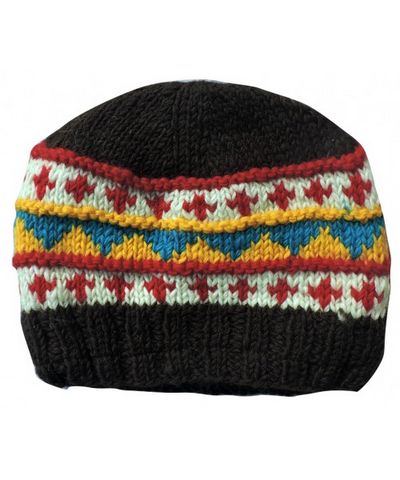 Woolen Caps [hand Knitted], [fleece Lining]