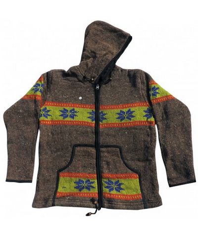 Woolen Jacket [hand Knitted], [fleece Lining]