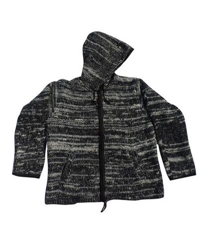 Woolen Jacket [hand Knitted], [fleece Lining]