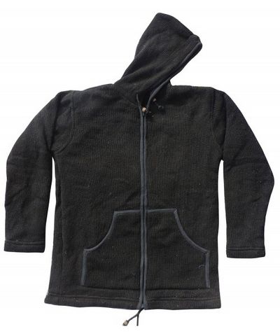 Woolen Jacket [hand Knitted], [fleece Lining]