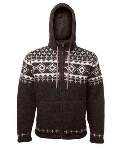 Woolen Jacket [hand Knitted], [fleece Lining]