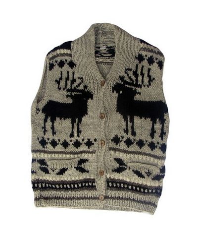 Woolen Jacket [hand Knitted], [fleece Lining]