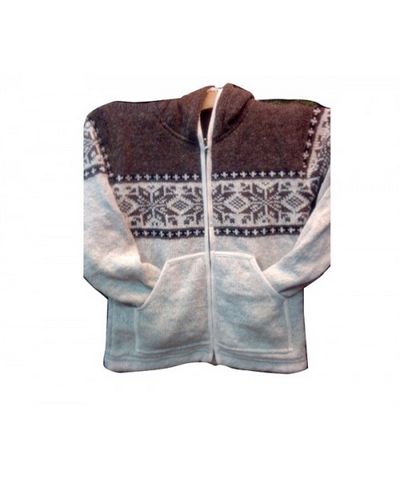 Woolen Jacket [hand Knitted], [fleece Lining]