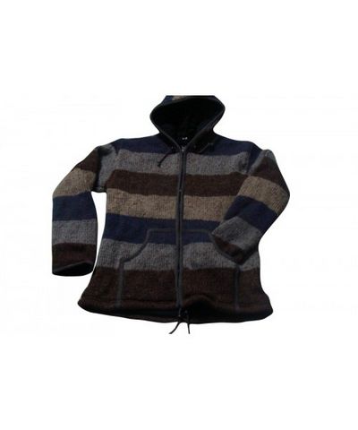 Woolen Jacket [hand Knitted], [fleece Lining]