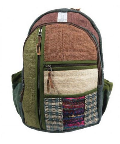 Natural Hemp Backpack Bag