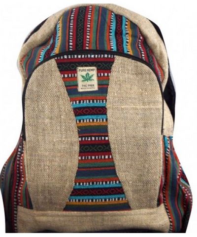 Natural Hemp Backpack Bag