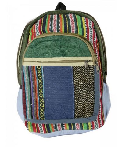 Natural Hemp Backpack Bag