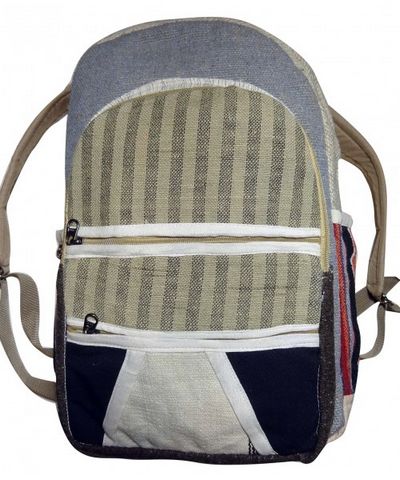 Natural Hemp Backpack Bag