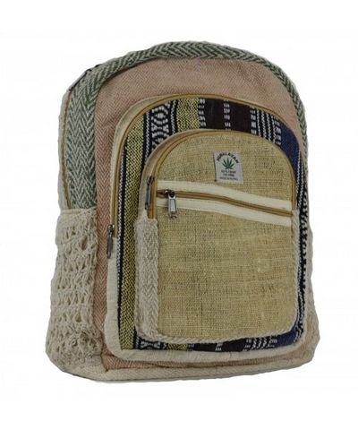 Natural Hemp Backpack Bag