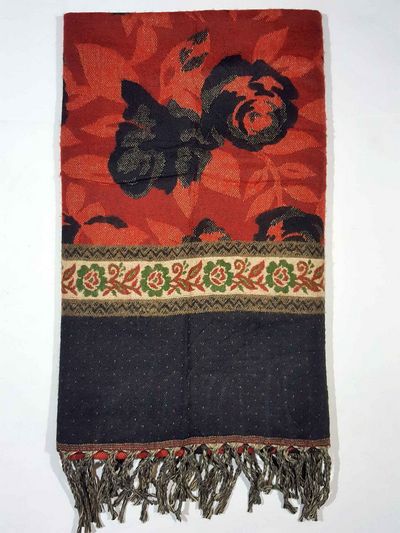 Dhaka Shawl, Multicolor Durable Acrylic Shawl With Various Patterns
