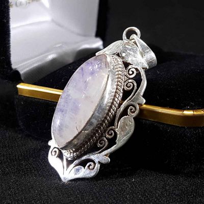 Moonstone Handmade Silver Pendant