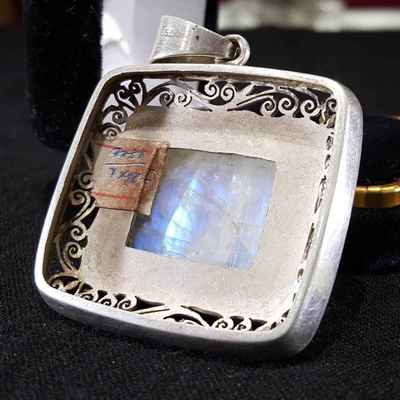 Moonstone Handmade Silver Pendant