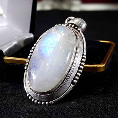 Moonstone Handmade Silver Pendant