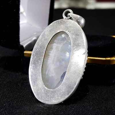 Moonstone Handmade Silver Pendant