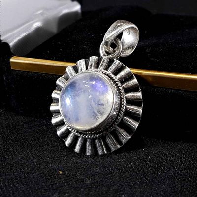 Moonstone Handmade Silver Pendant