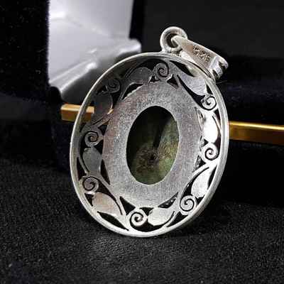 Tibetan Tourquise Handmade Silver Pendant