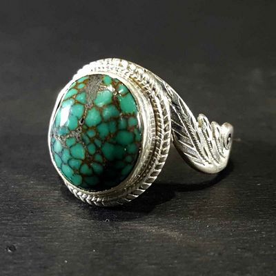 Tibetan Tourquise Silver Handmade Ring