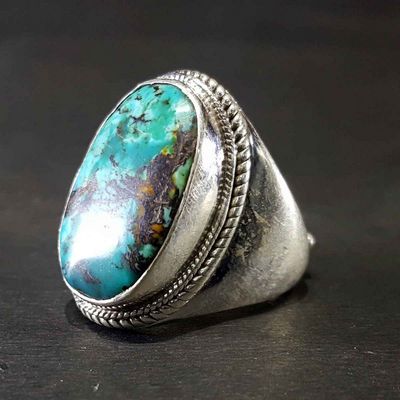 Tibetan Tourquise Silver Handmade Ring