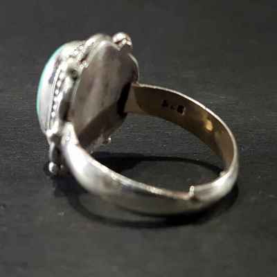 Tibetan Tourquise Silver Handmade Ring