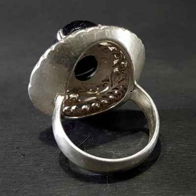 Black Onyxhandmade Silver Ring