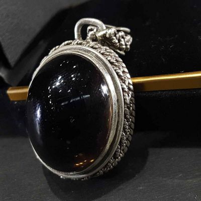 Smokey Topaz Handmade Silver Pendant