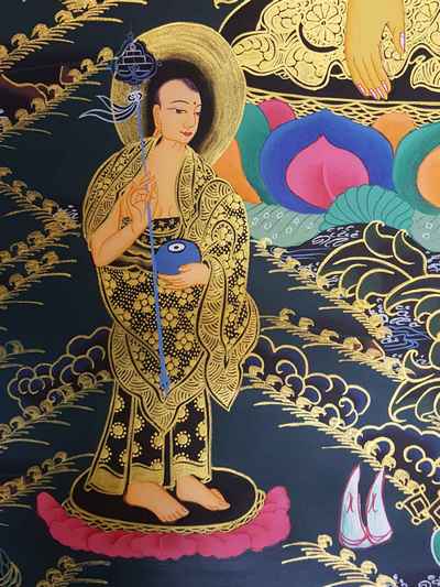 Shakyamuni Buddha Thangka [tibetan Style], [painting]