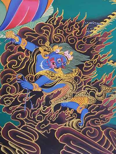 Vajrasattva With Consort, [shakti], Yab-yum Thangka [tibetan Style], [painting]