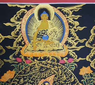 Buddhist Hand Painted Thangka Of White Tara [tibetan Style], [painting]