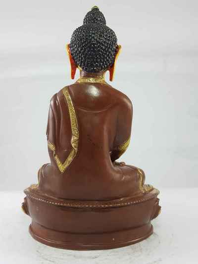 [best Price], Amitabha Buddha Statue [partly Gold Plated], [painted Face], For A Gift, Altars And Buddhist Ritual