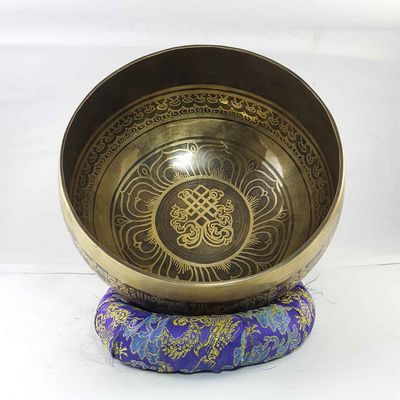 Mustang Bronze Hand Beaten Bowls With Srivastava At The Center