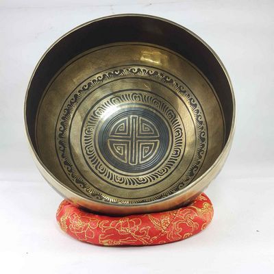 Mustang Bronze Hand Beaten Bowls With Moon At The Centre