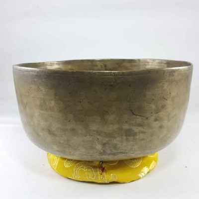 Old Hand Beaten Bronze [kopre] Singing Bowl, [ultra Lightweight], [professional Tool]