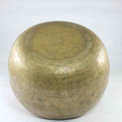 Old Hand Beaten Bronze [kopre] Singing Bowl, [ultra Lightweight], [professional Tool]