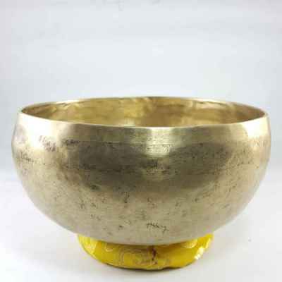 Old Hand Beaten Bronze [kopre] Singing Bowl, [ultra Lightweight], [professional Tool]