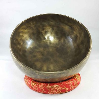 Hand Beaten Bronze Singing Bowl Antique Finishing