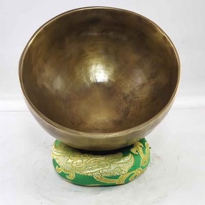 Hand Beaten Bronze Singing Bowl Antique Finishing