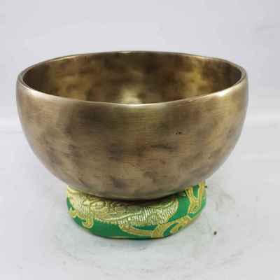 Hand Beaten Bronze Singing Bowl Antique Finishing