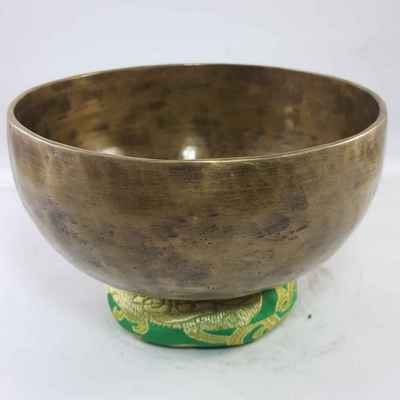 Hand Beaten Bronze Singing Bowl Antique Finishing