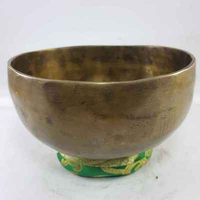 Hand Beaten Bronze Singing Bowl Antique Finishing