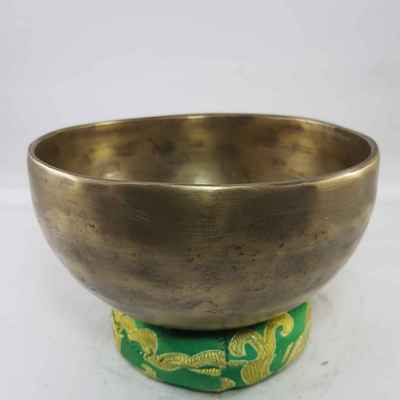 Hand Beaten Bronze Singing Bowl Antique Finishing