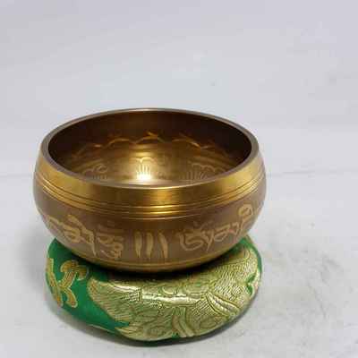 Buddha Eye Design Singing Bowls [casting], [brass], [etched Designs]