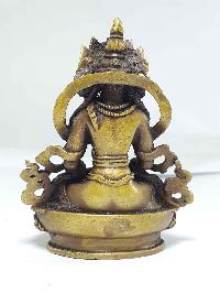 Small High Quality Statue Of Aparimita Antique Finishing, Chepame, Amitayus